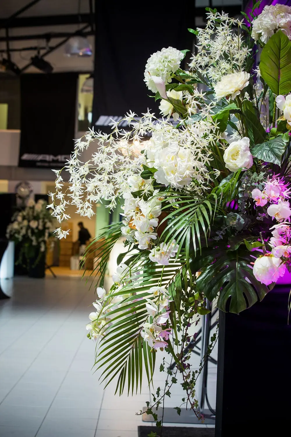 Floral arrangements by Kim Chan Events