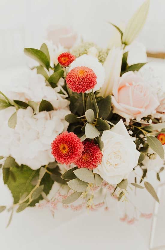 Wedding table bouquet