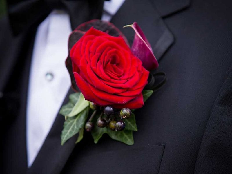 Buttonhole for groom