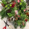Fresh Christmas wreath by Kim Chan